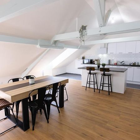 Appartement Atypique Proche Gare/ Dans L'Hyper-Centre Spacieux Pour 6P Au Coeur De Mulhouse Esterno foto