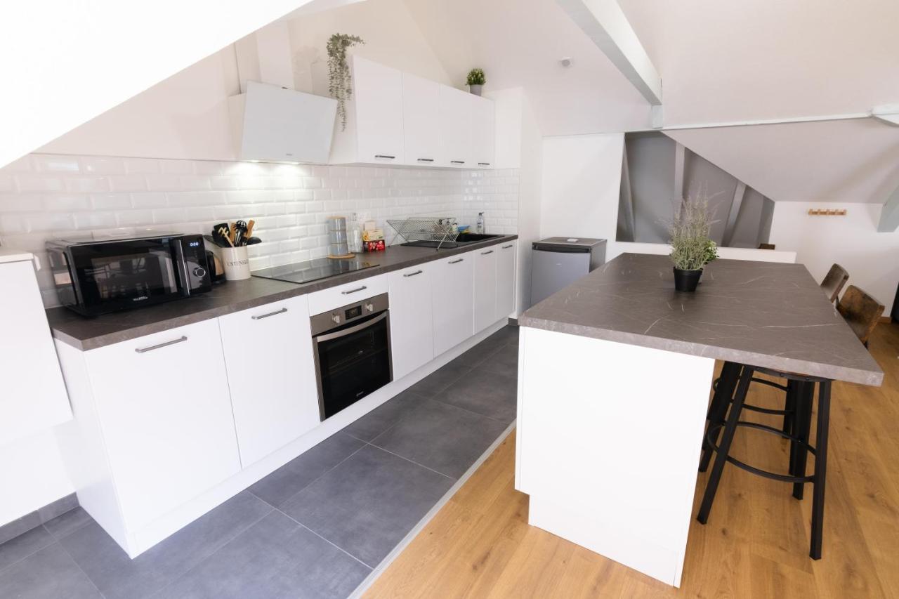 Appartement Atypique Proche Gare/ Dans L'Hyper-Centre Spacieux Pour 6P Au Coeur De Mulhouse Esterno foto